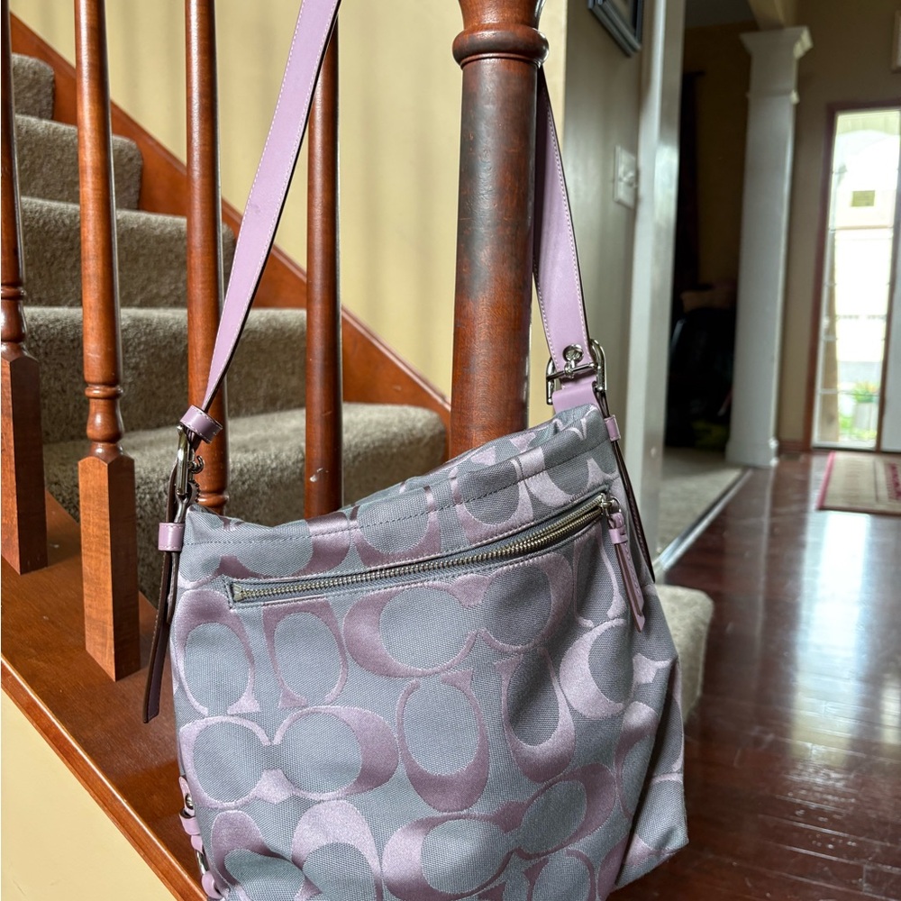 Coach Purple Shoulder Bag